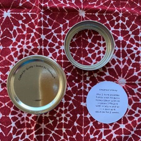 honey lid labels